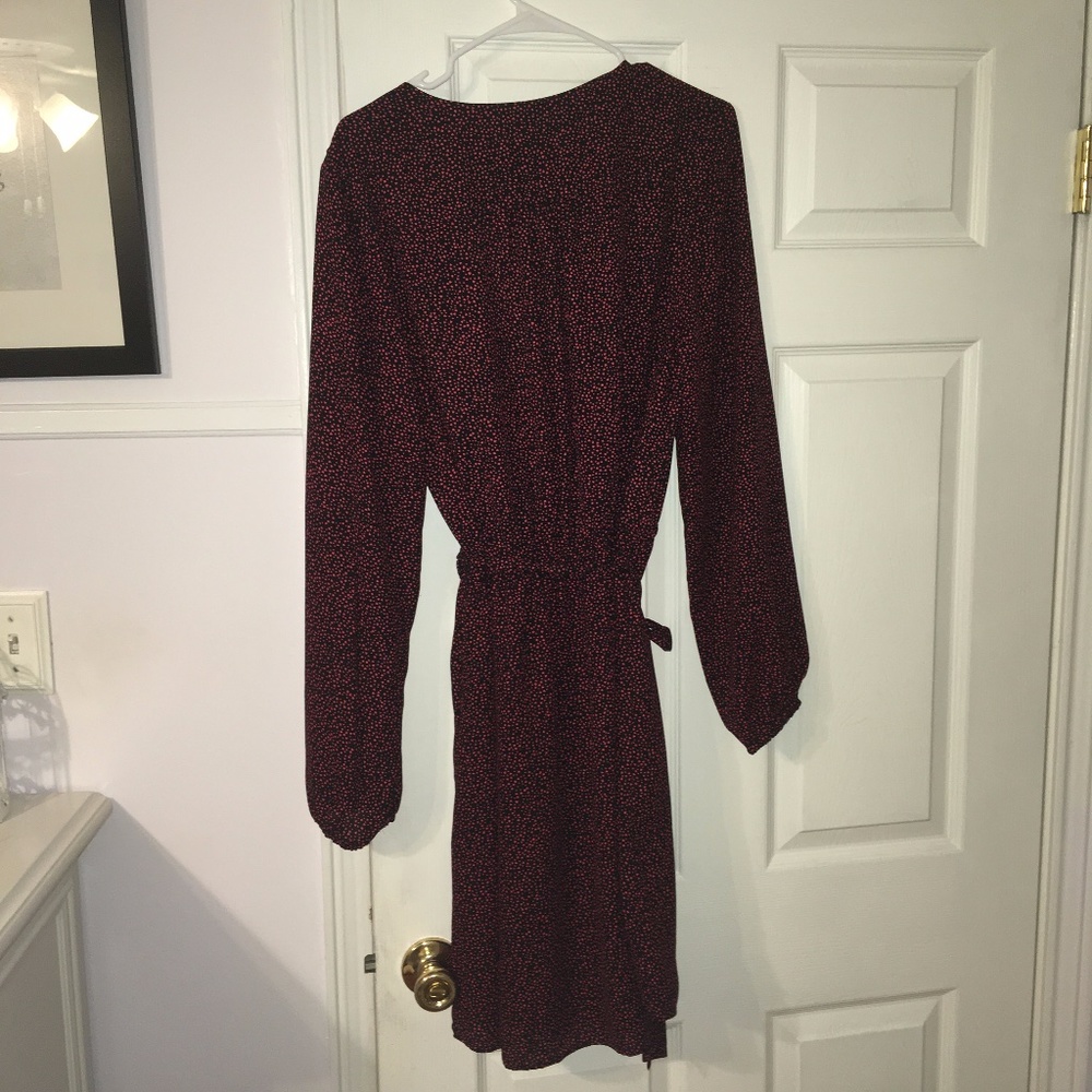 Gap Red Wrap Dress